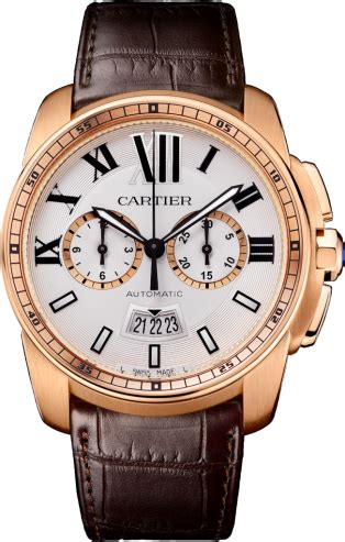 cartier calibre chronograph replica|cartier calibre de cartier chronograph.